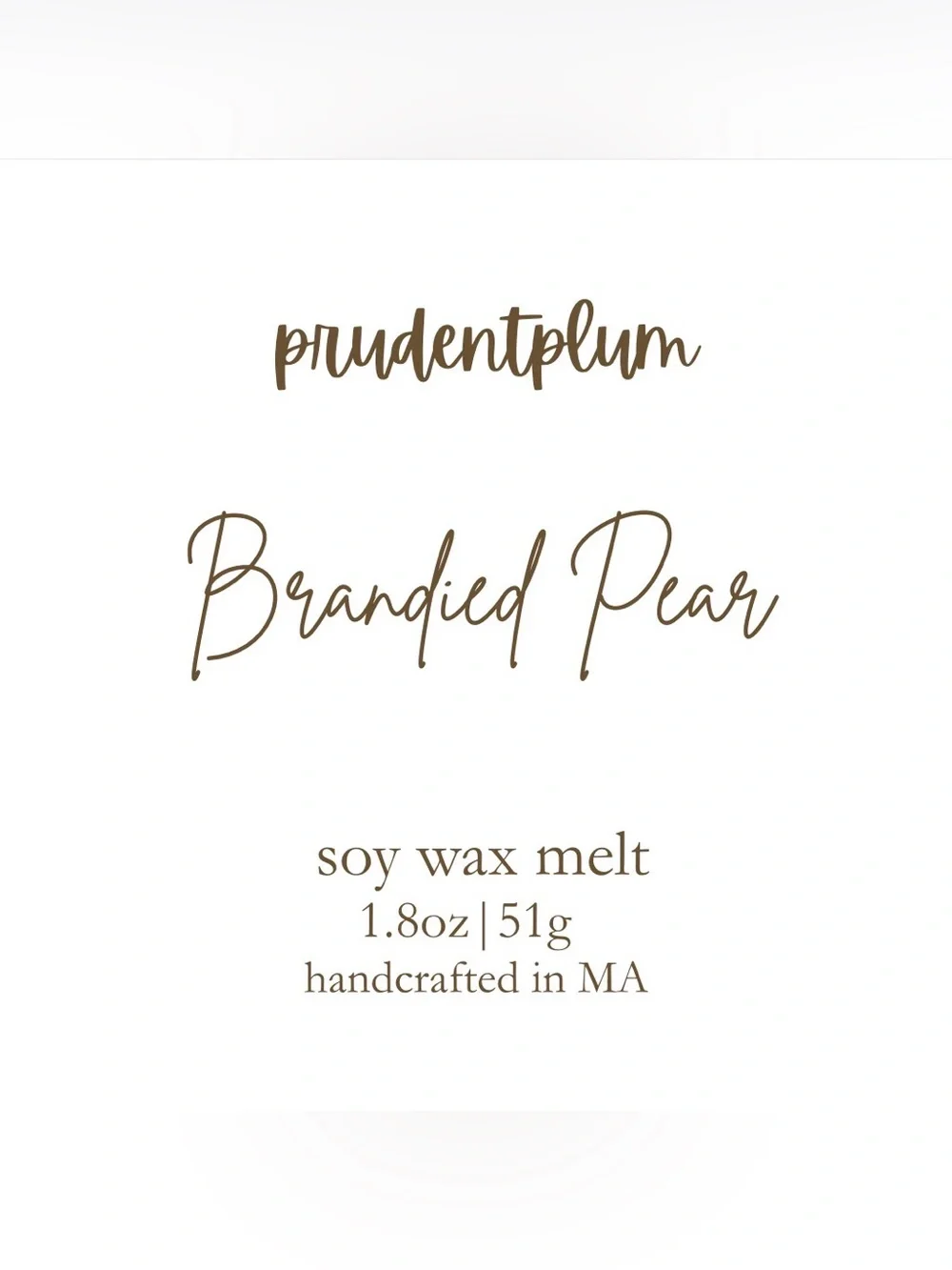 Brandied Pear Soy Wax Melt Snap Bar 1.8oz | Melts For Wax Warmer